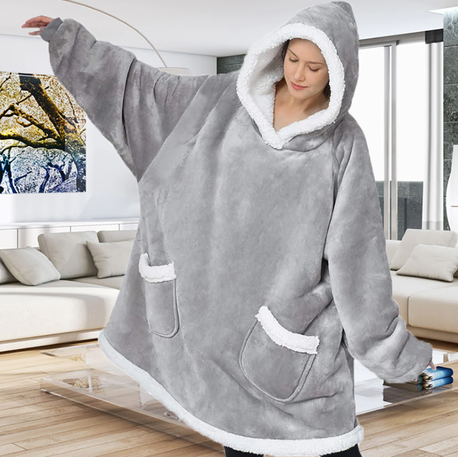 Pulover uriaș din plaid ultra confortabil pentru o relaxare totală